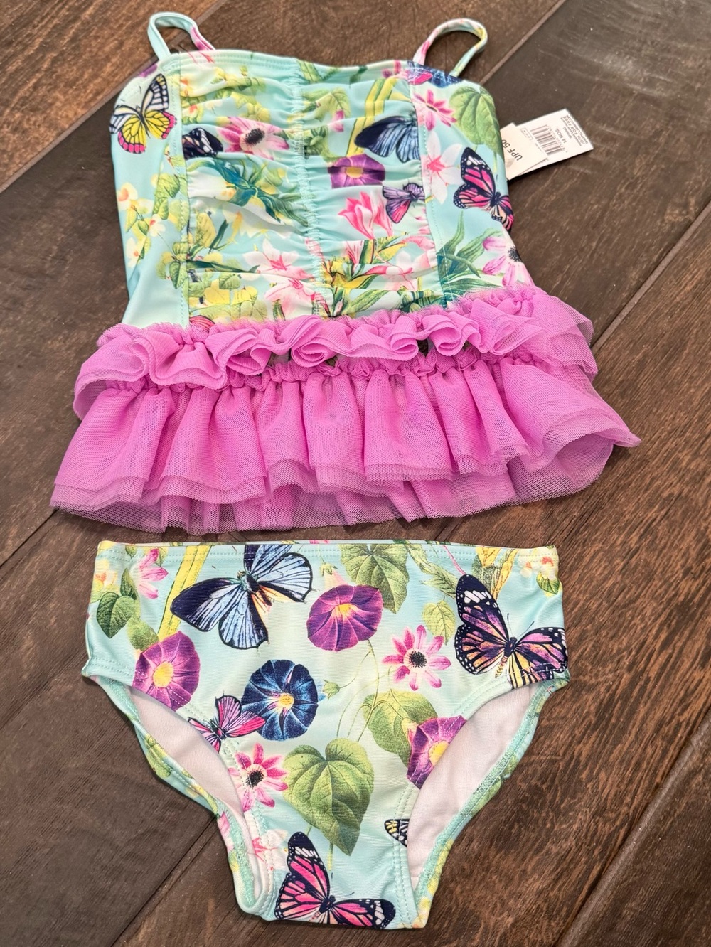 NWT Joe Boxer 2pc Tankini Swimsuit